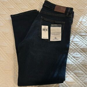 Ralph Lauren High Rise Ankle Straight Jeans Sz 10/30